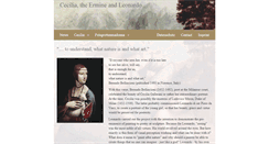 Desktop Screenshot of dame-mit-hermelin.de